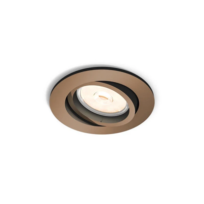 DONEGAL Recessed GU10 IP20 copper luminaire