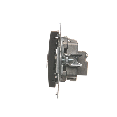 Doppel-SAT-Antennendose SAT-SAT-RTV (Modul) Anthrazit (Metallic)