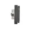 Doppelsteckdose mit Erdung Schuko Typ Graphit 16A