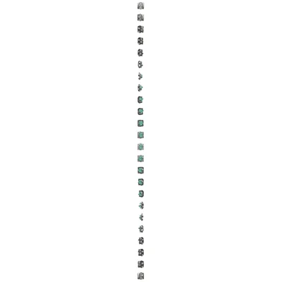 Doppelsteckdose (Modul), 230V, metallic satiniert