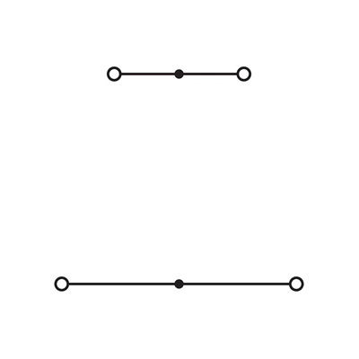 Doppelstock-L/L-Klemmenblock 2,5 mm² grau