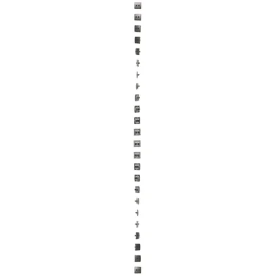 Doppelte HDMI-Buchse (Modul) aus metallischem Edelstahl