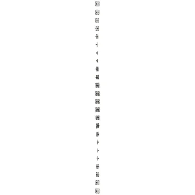 Doppelte HDMI-Buchse (Modul) weiß