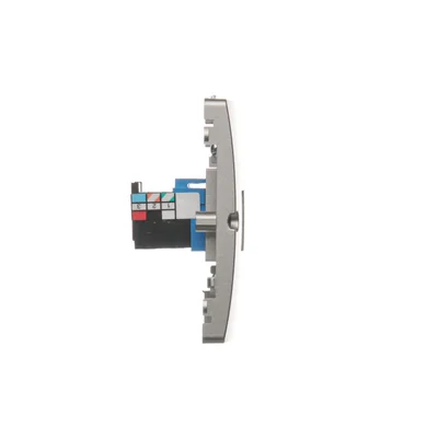 Doppelte RJ12-Telefonbuchse (Modul) satiniert (metallisch)