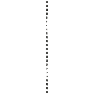 Doppelte RJ12-Telefondose (Modul) Anthrazit (Metallic)