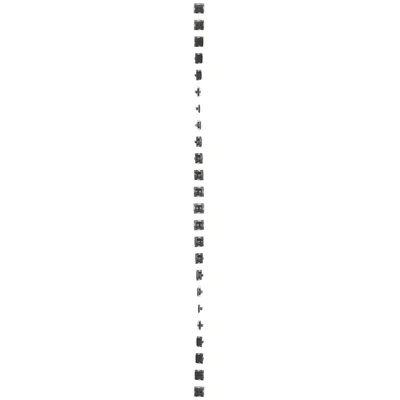 Doppelte RJ12-Telefondose (Modul) Anthrazit (Metallic)