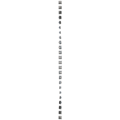 Doppelter beleuchteter Kreuzschalter (Modul) 250 V, anthrazitmetallic