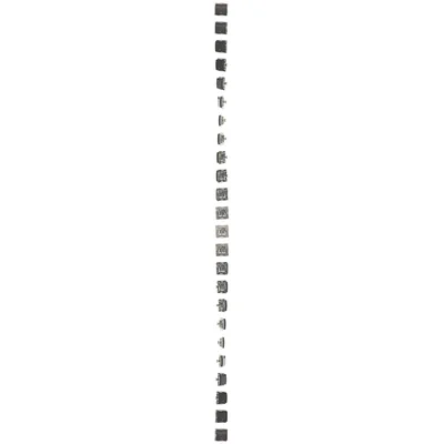 Doppelter Hotelschalter -2Z mit Hintergrundbeleuchtung. Nennstrom 10A (Modul) mattbronze