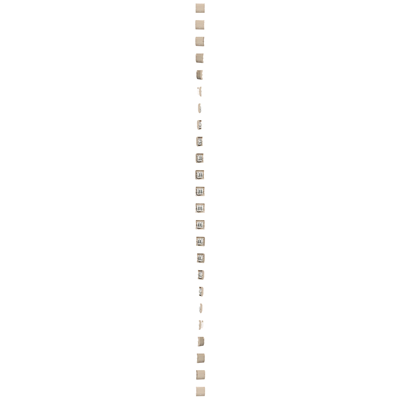 Doppelter Hotelschalter mit Hintergrundbeleuchtung, 2x10A, beige