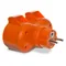 Doppelverteiler 2x2P+Z 16A 250V IP 44 orange