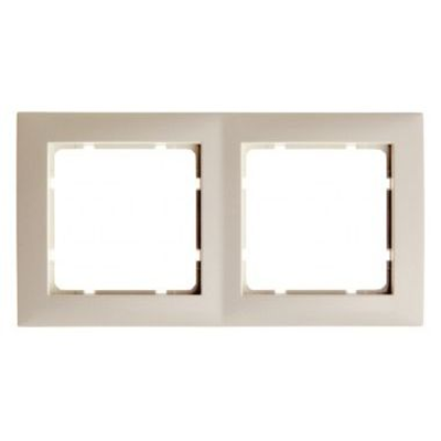 Doppia cornice color crema