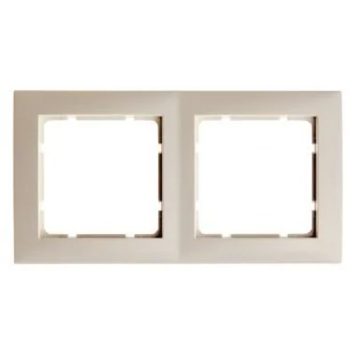 Doppia cornice color crema