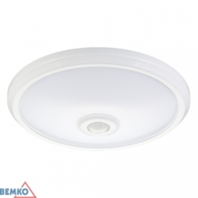 DORIA Plafón LED con sensor PIR 12W 230V 4000K 860lm IP20