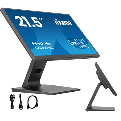 Dotykový monitor iiyama ProLite T2252MSC-B2AG 22'' FULL HD LED IPS AntiGlare /HDMI, DP/ Reproduktory