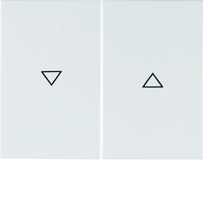 Double bascule avec le symbole "flèche" imprimé en blanc