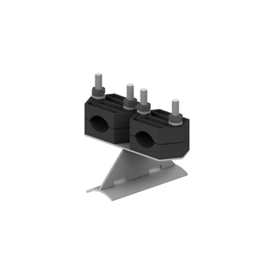Double cable holder for EPV - UKC pole made of hot-dip galvanized steel
