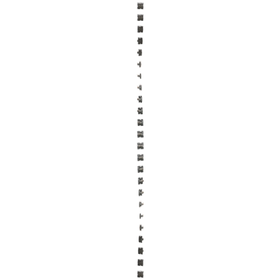 Double computer socket RJ45 cat. 6 shielded with anti-dust cover (module) brown matt metallic