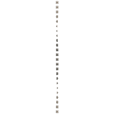 Double computer socket RJ45 category 6 with anti-dust cover (module) cream