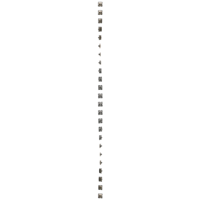 Double computer socket RJ45 category 6 with anti-dust cover (module) gold (metallic)