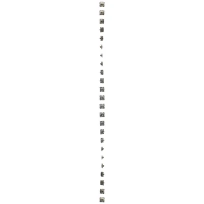 Double computer socket RJ45 category 6 with anti-dust cover (module) gold (metallic)