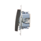 Double cross switch 2 keys (module) 230V, matt bronze metallic