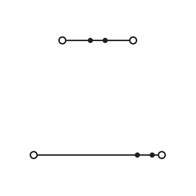 Double-deck connector L/N 2.5mm gray 50pcs.