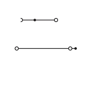 Double-deck installation connector with mounting hole 2.5 mm², gray 2003-7640