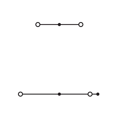 Double-deck L/L terminal block 2, 5mm² grey