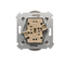 Double earthed plug socket for nature frames 230V, gold metallic