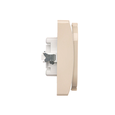 Double earthed Schuko socket outlet beige