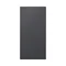Double end cap S500 100x50mm, gray graphite
