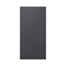 Double end cap S500 100x50mm, gray graphite