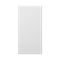 Double end cap S500 100x50mm, pure white