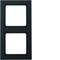 Double frame anthracite, velvet, Q.3