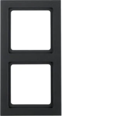 Double frame anthracite, velvet, Q.3