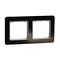 Double frame, Sedna Elements, black glass