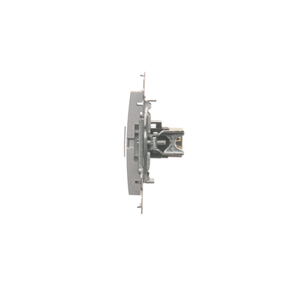 Double HDMI socket (module) silver metallic