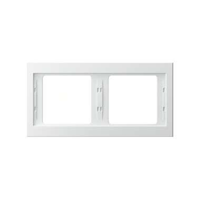 Double horizontal white frame