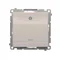 Double hotel switch -2Z with backlight. Rated current 10A (module) white