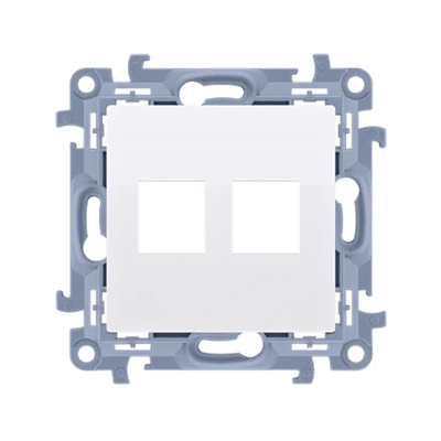 Double ICT frame for white keystone