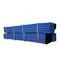 Double-layer corrugated pipe in sections, size 160/134, 6 m, blue