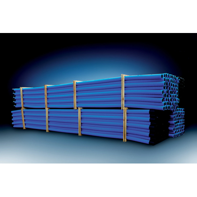 Double-layer corrugated pipe in sections size 232/200 - 6 m-blue