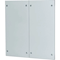 Double lid with snap closure, without cut-out, H=650, W=800