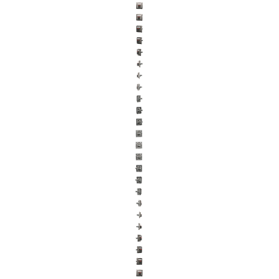 Double loudspeaker socket with description field (module) metallic satin