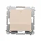 Double-pole switch (module) 10A, 250V, quick connectors, cream