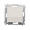 Double-pole switch (module) 10A, 250V, quick connectors, white