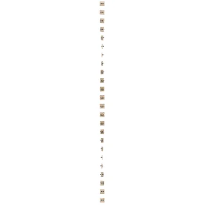Double RJ11 telephone socket (module) beige