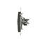 Double RJ12 telephone socket (module) anthracite (metallic)