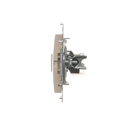 Double RJ12 telephone socket (module) cream
