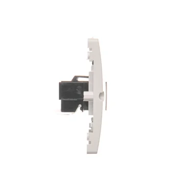 Double RJ12 telephone socket (module) white